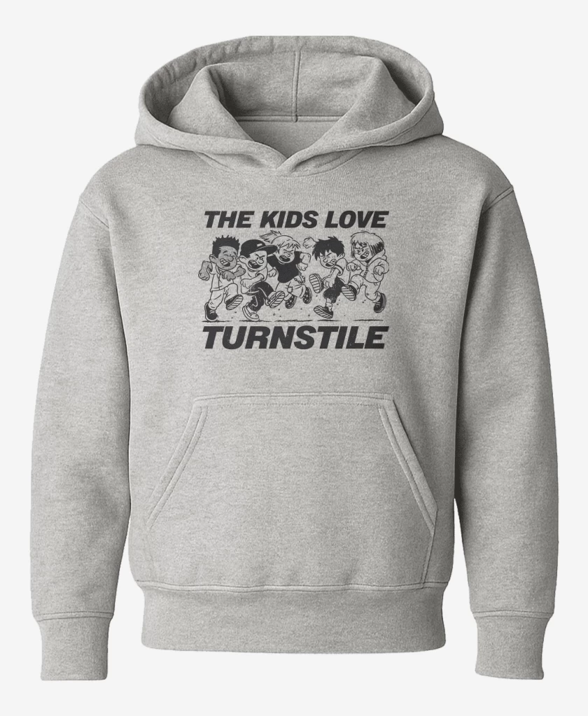 Poleron de niño Gris Melange de Turnstile Kids