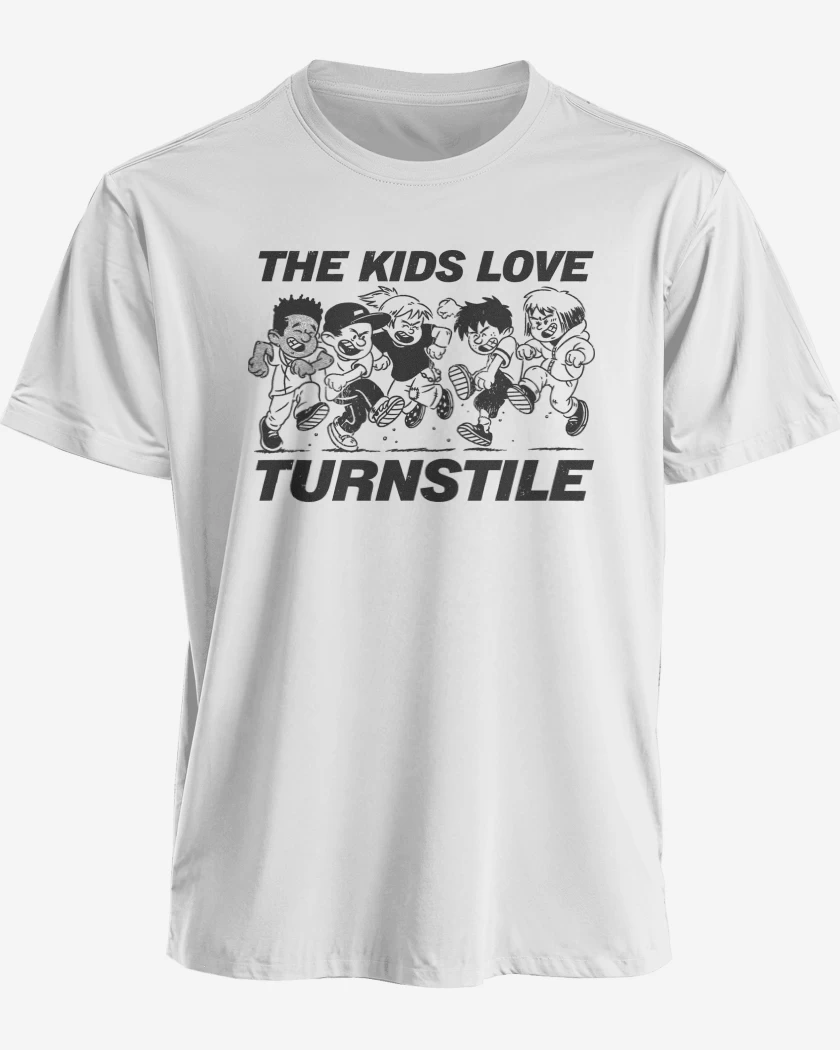 Polera premium Blanco de Turnstile Kids