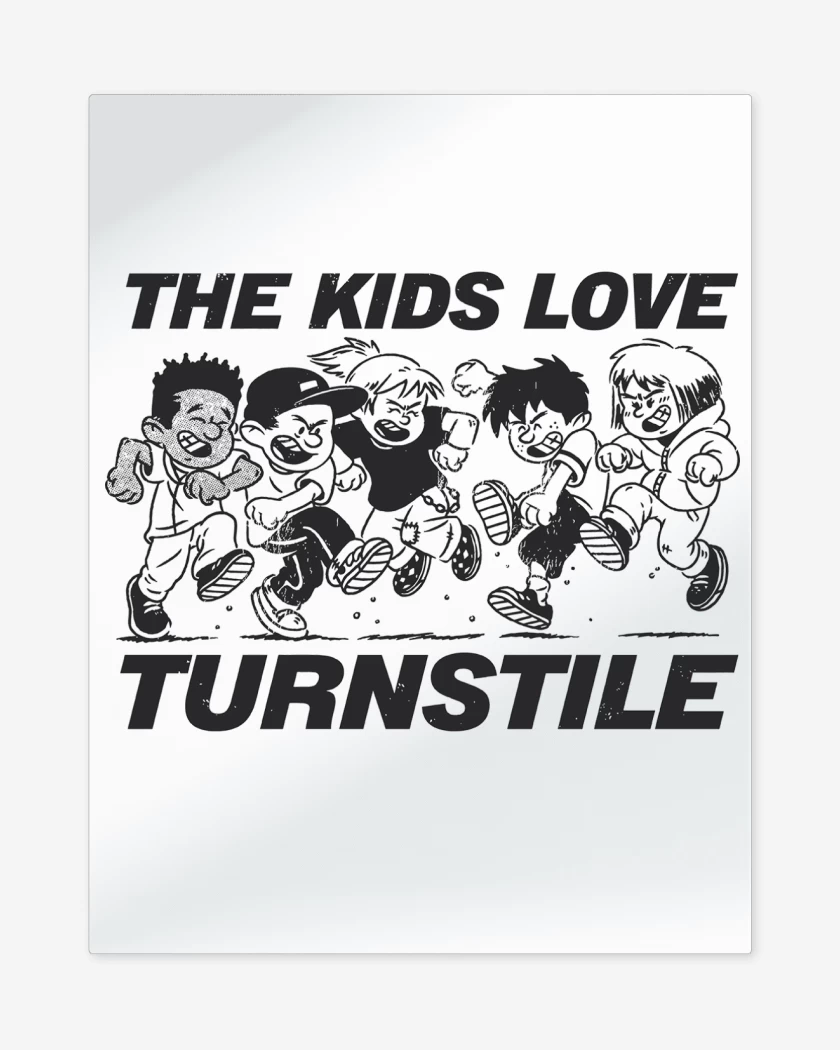 Print metalico Turnstile Kids