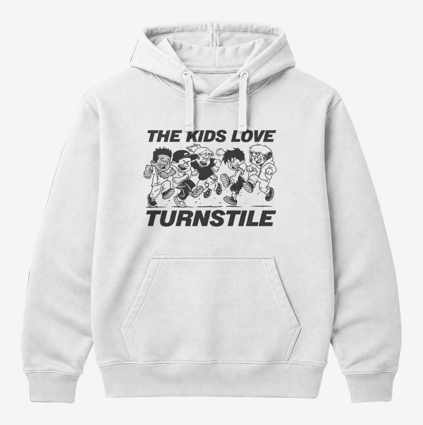 Polerón Canguro Blanco de Turnstile Kids