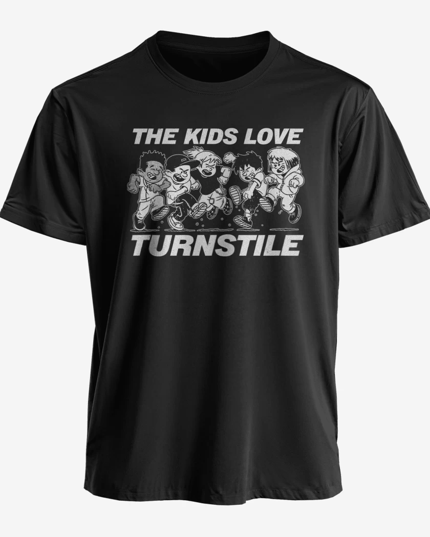 Polera premium Negro de Turnstile The Kids