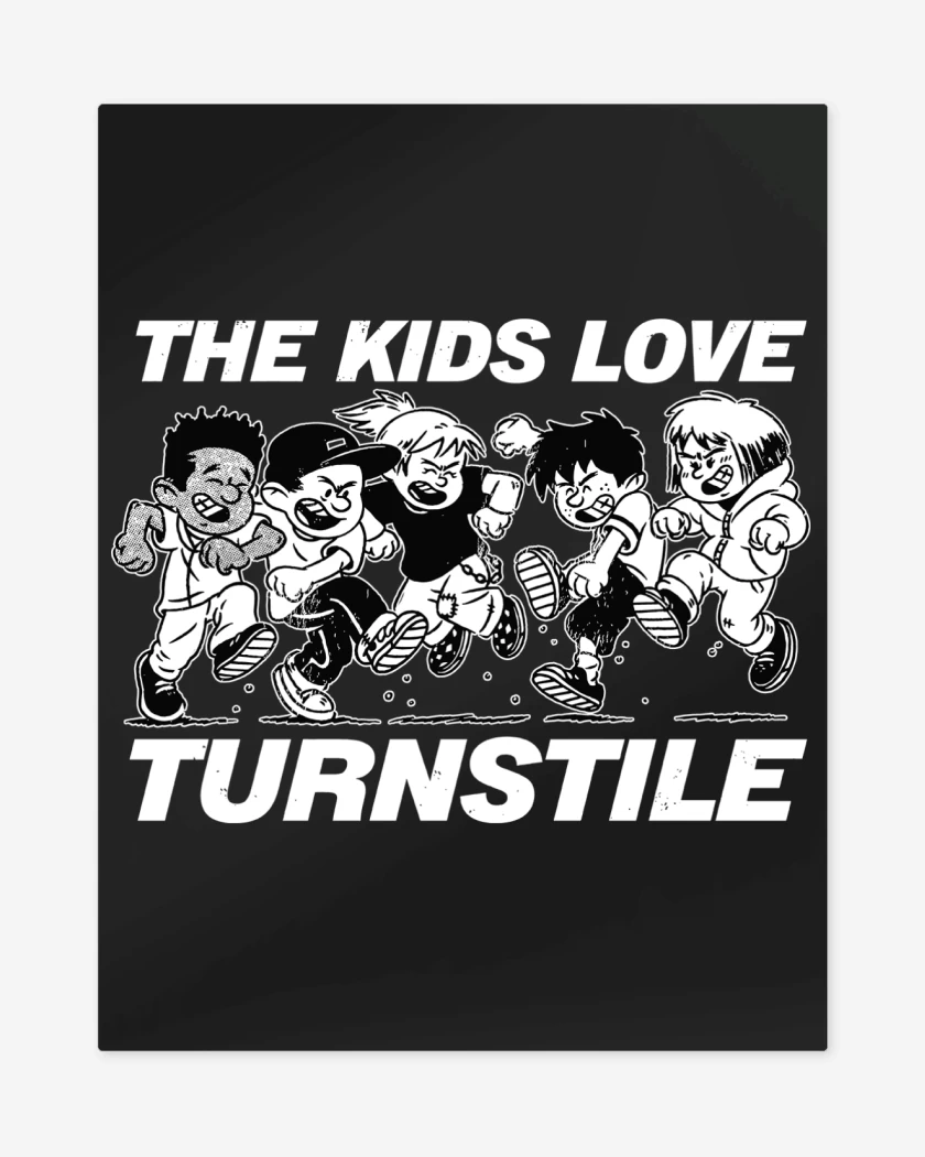 Print metalico Turnstile The Kids