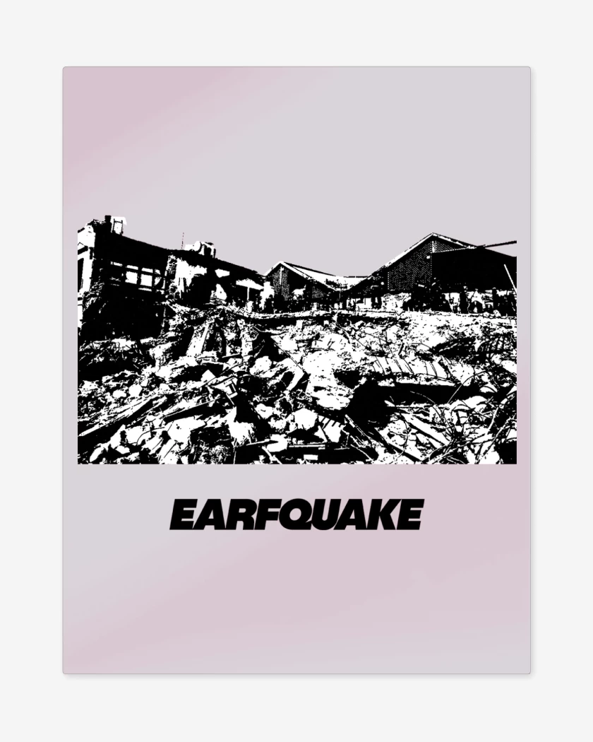 Print metalico Rosa Pastel de Tyler the Creator EARFQUAKE