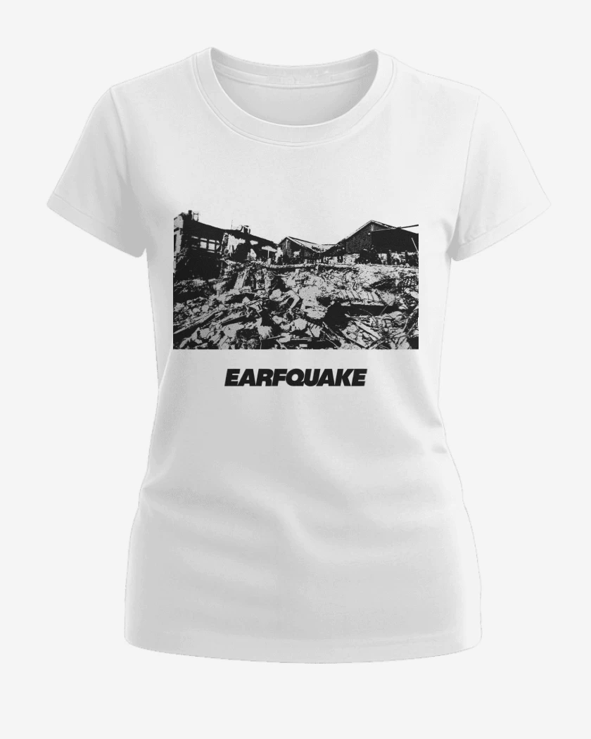 Polera de Mujer Blanco de Tyler the Creator EARFQUAKE