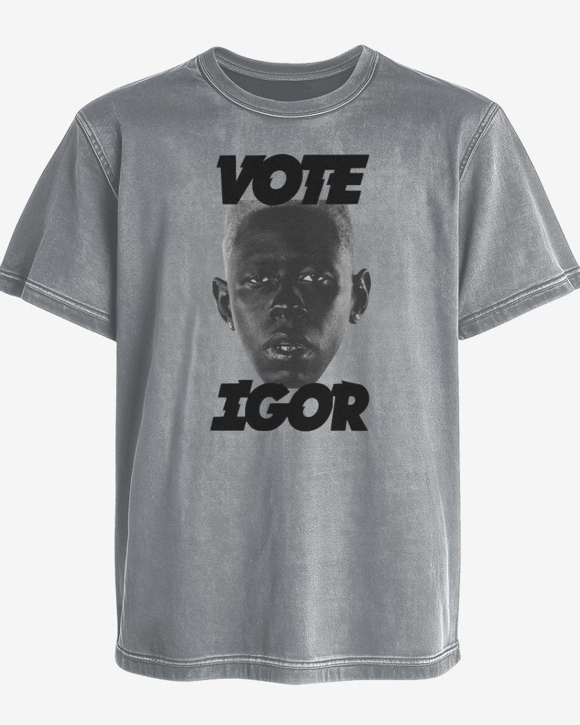Polera desgastada Tyler The Creator Vote Igor