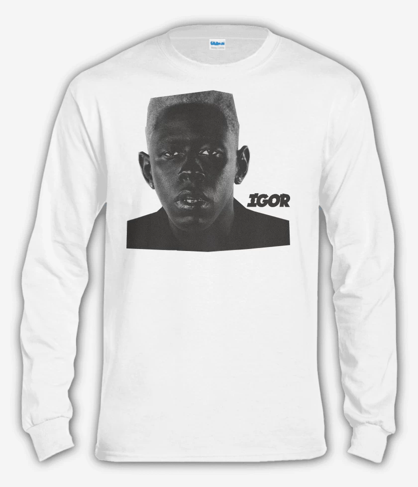 Polera manga larga Blanco de Tyler the Creator Igor