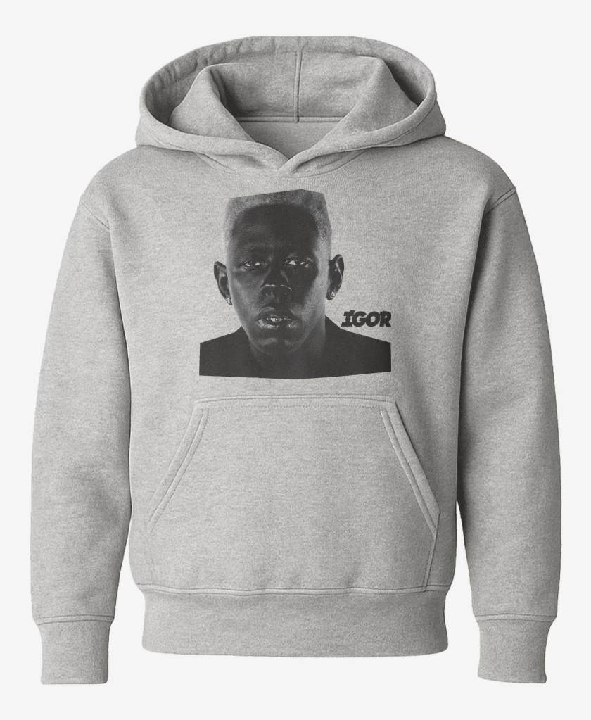 Poleron de niño Gris Melange de Tyler the Creator Igor