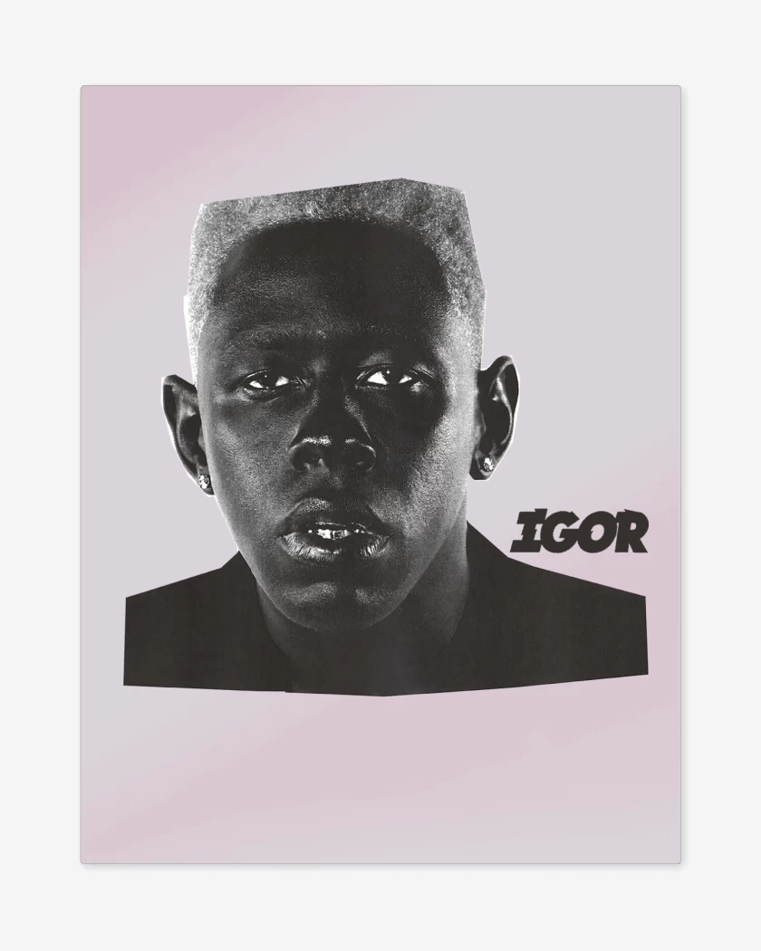 Print metalico Rosa Pastel de Tyler the Creator Igor