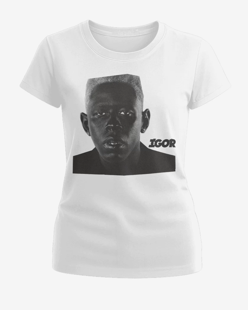 Polera de Mujer Blanco de Tyler the Creator Igor