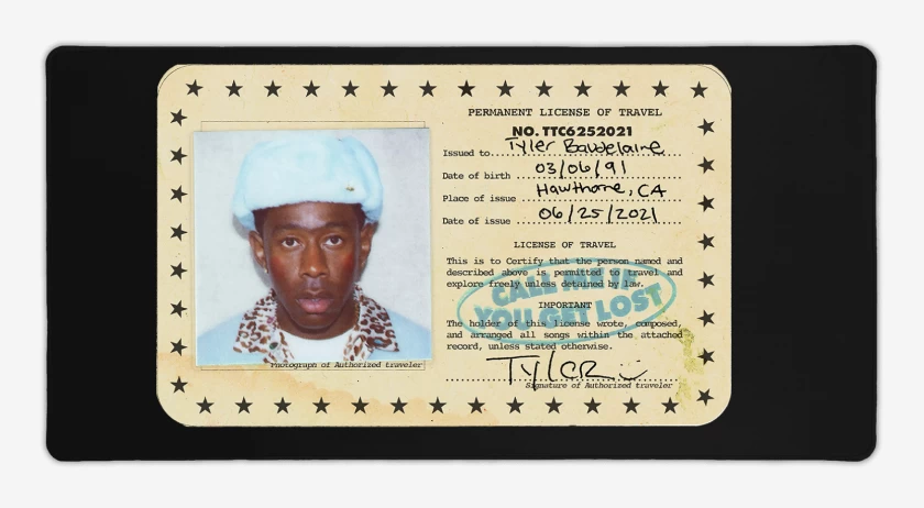 Mouse pad Gamer Tyler the Creator Call Me if you Get Lost