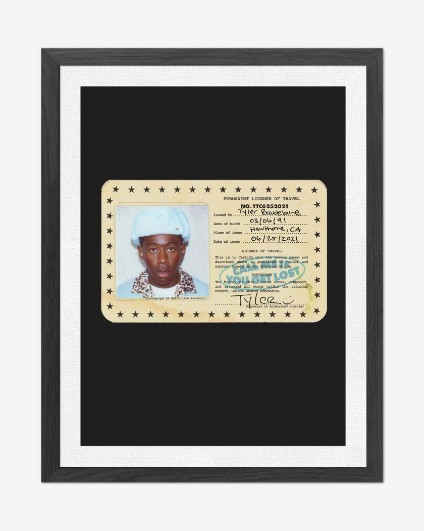 Cuadro decorativo Tyler the Creator Call Me if you Get Lost
