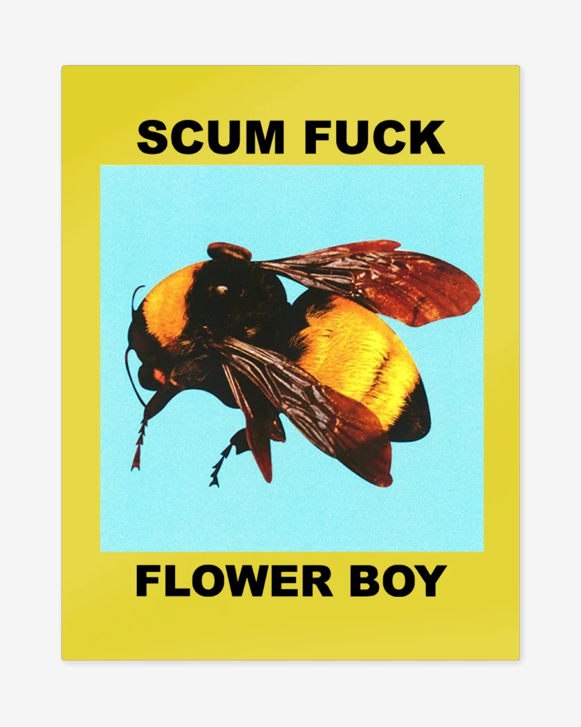Print metalico Tyler The Creator Scum Fuck