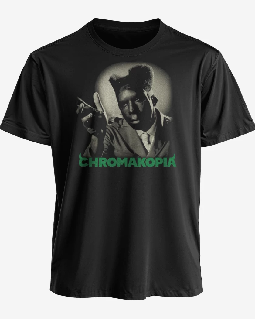 Polera premium Negro de Tyler the Creator Chromakopia