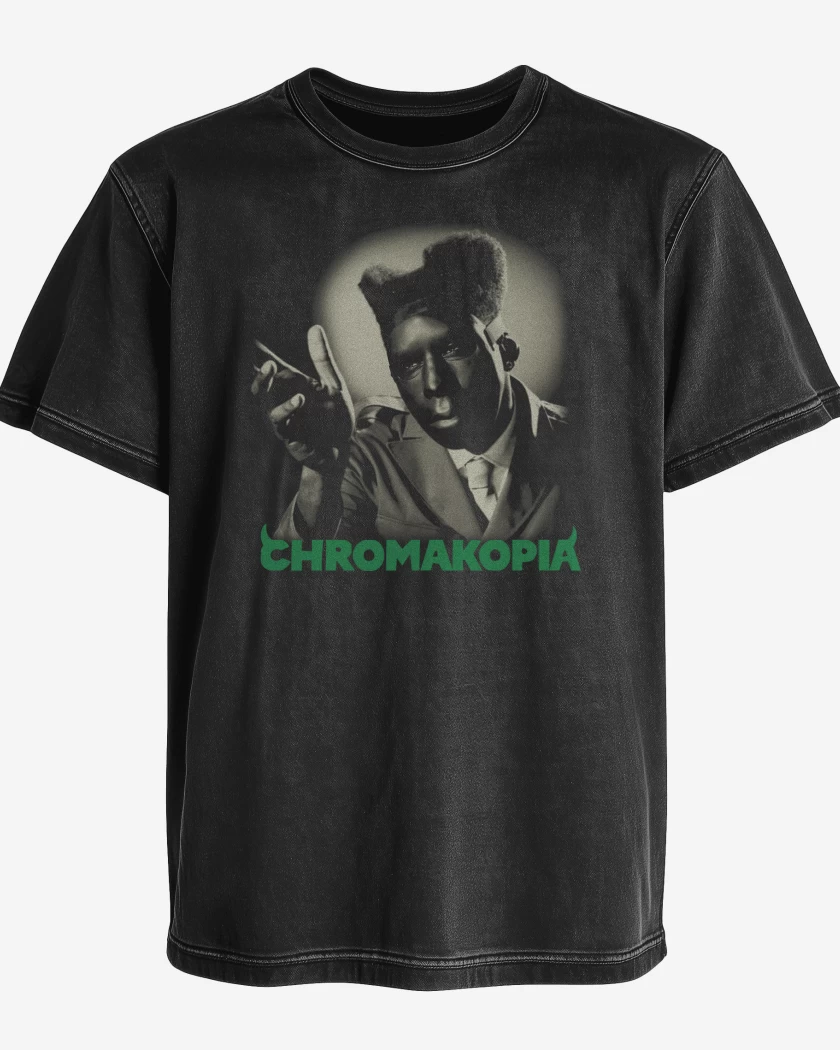 Polera desgastada Tyler the Creator Chromakopia