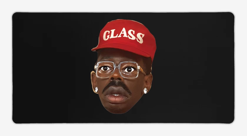 Mouse pad Gamer Negro de Tyler The Creator Dont Tap Face