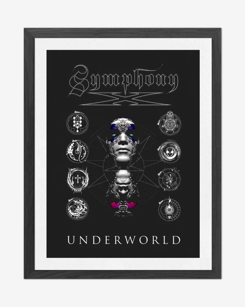 Cuadro decorativo Negro de Symphony X Underworld