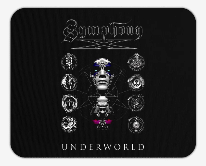 Mousepad Negro de Symphony X Underworld