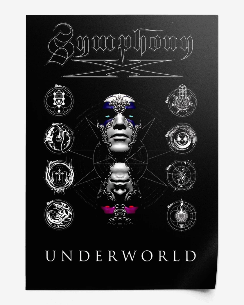 Print Negro de Symphony X Underworld
