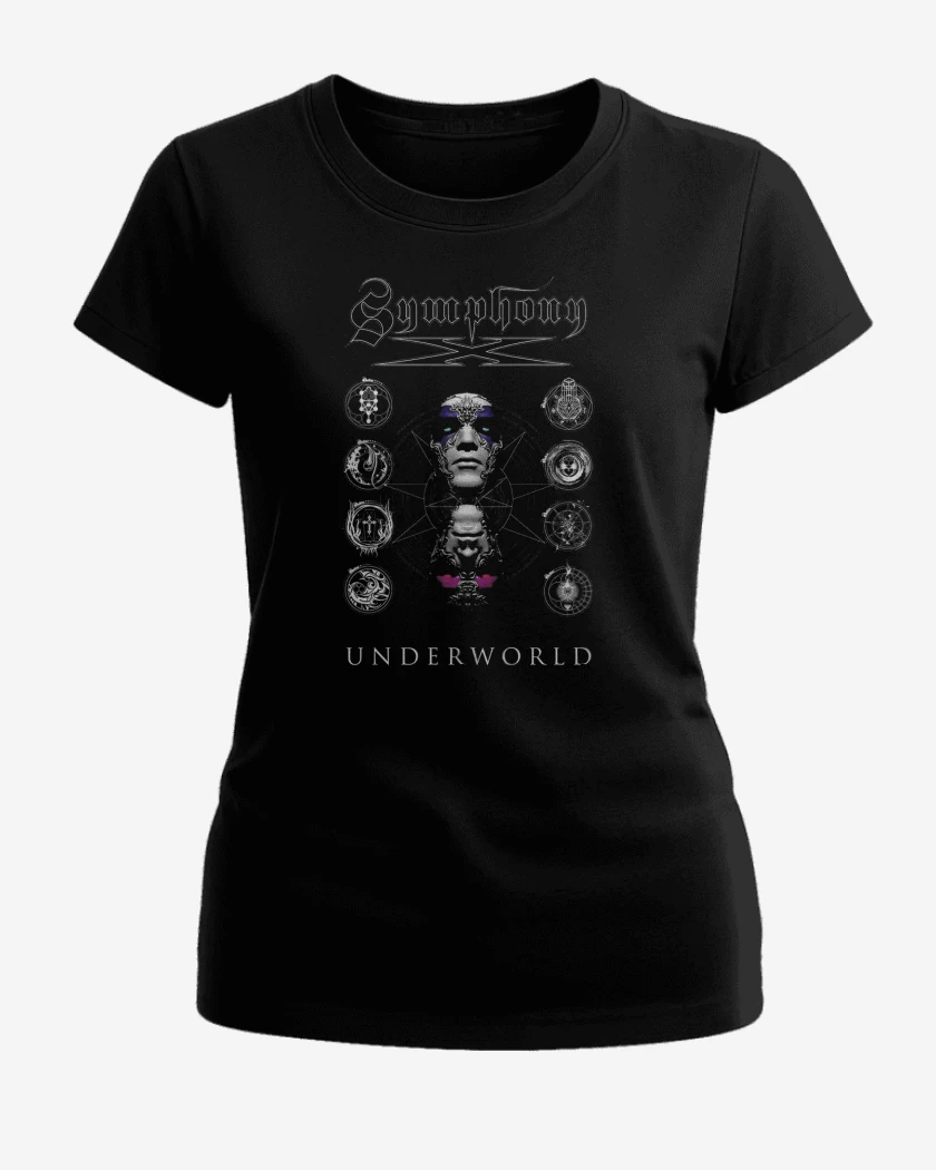Polera de Mujer Negro de Symphony X Underworld