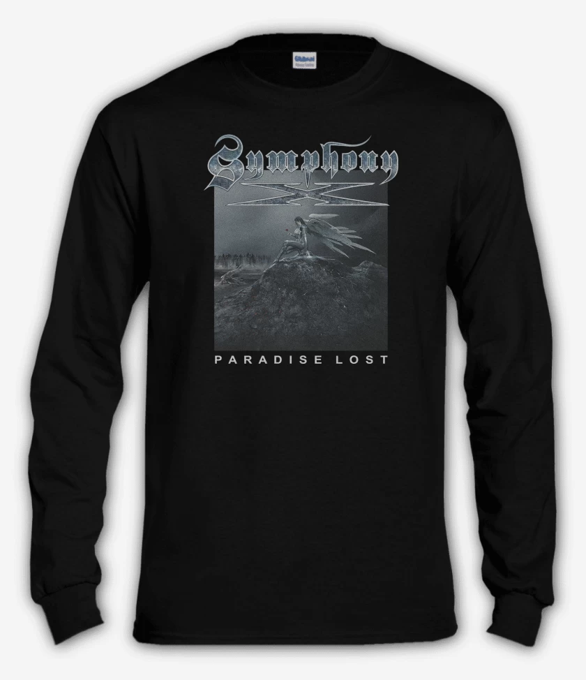 Polera manga larga Negro de Symphony X Paradise Lost