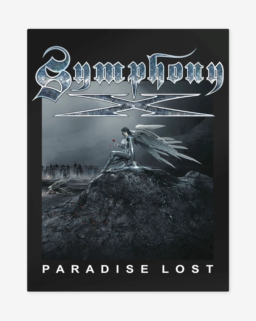 Print metalico Negro de Symphony X Paradise Lost