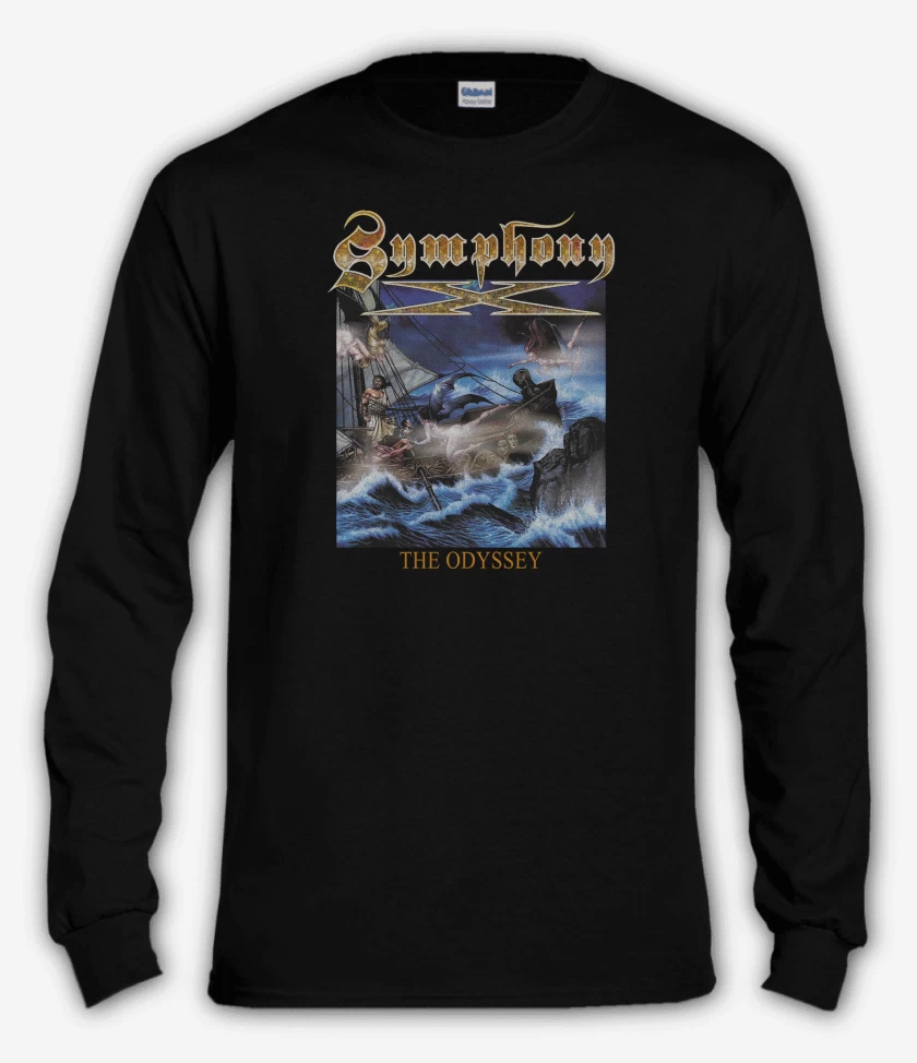 Polera manga larga Negro de Symphony X The Odyssey