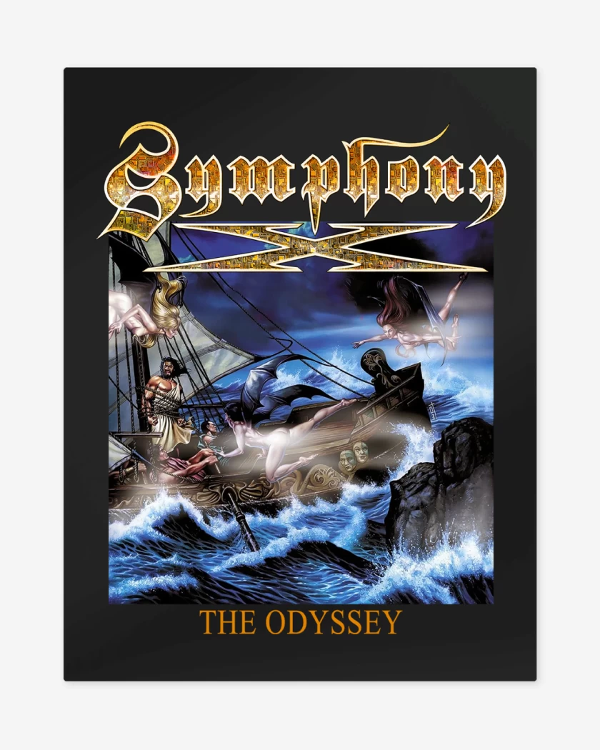 Print metalico Negro de Symphony X The Odyssey