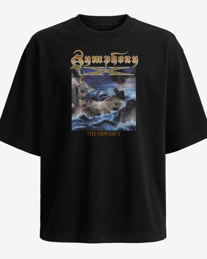 Polera Oversize Negro de Symphony X The Odyssey