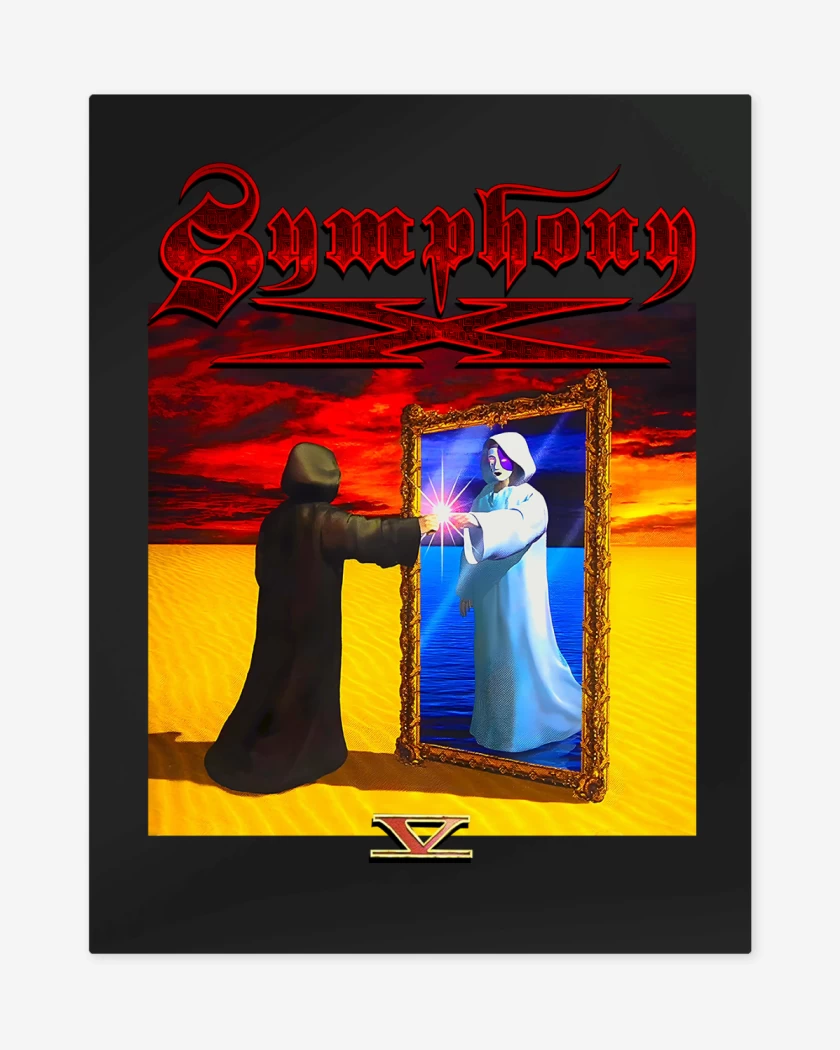 Print metalico Negro de Symphony X V