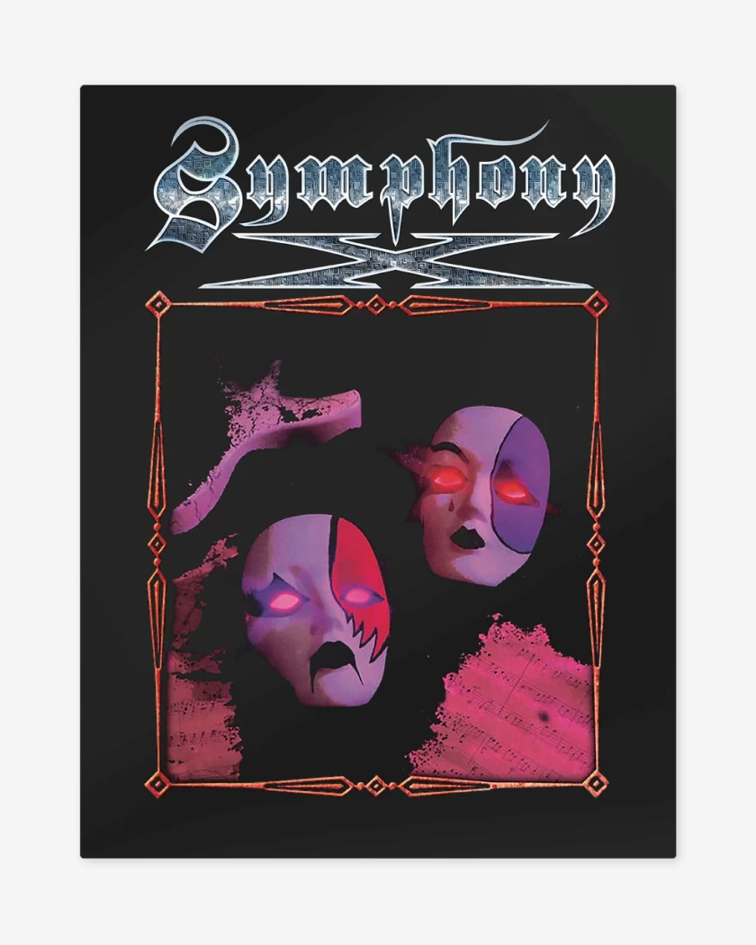 Print metalico Negro de Symphony X Symphony X