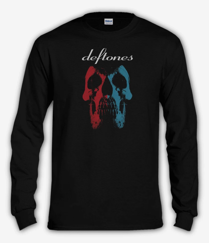Polera manga larga Negro de Deftones Deftones