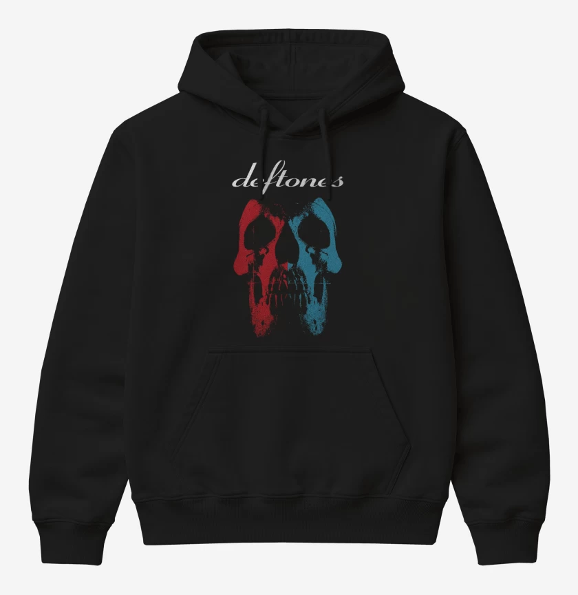 Poleron Canguro básico Negro de Deftones Deftones