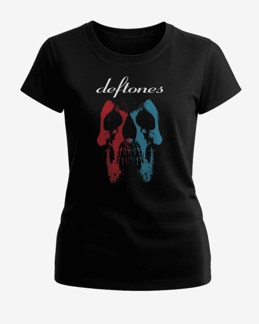 Polera de Mujer Negro de Deftones Deftones