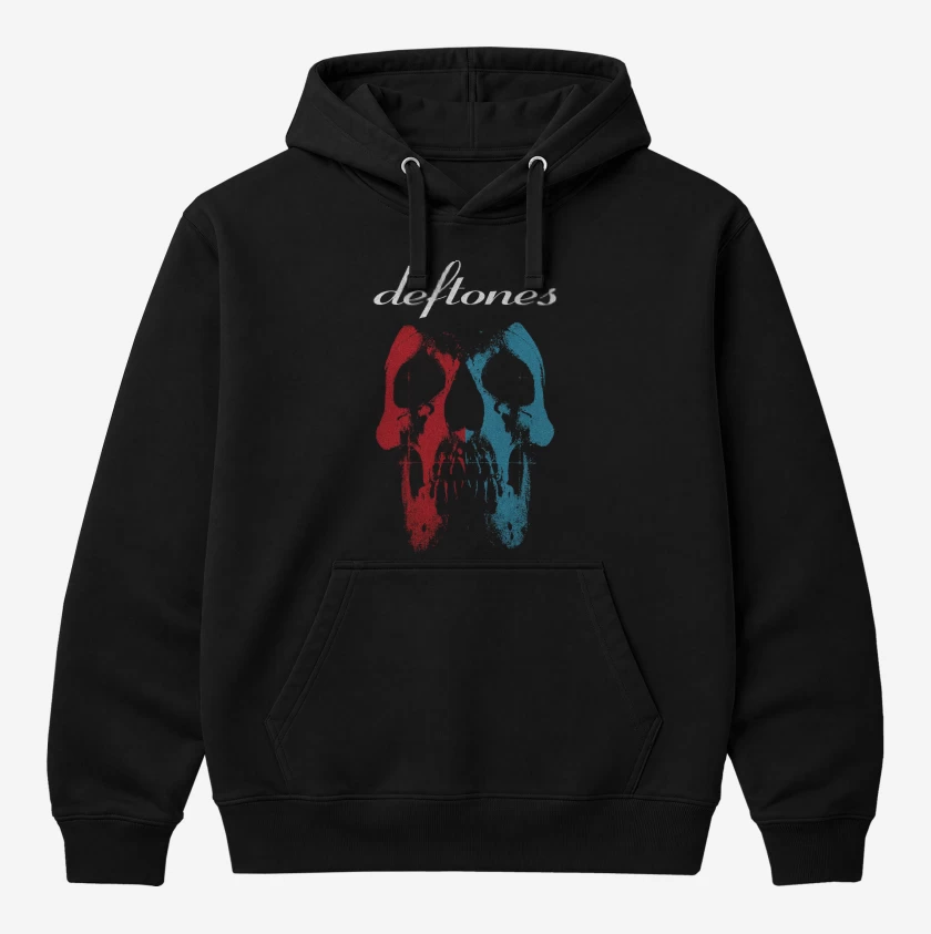 Polerón Canguro Negro de Deftones Deftones