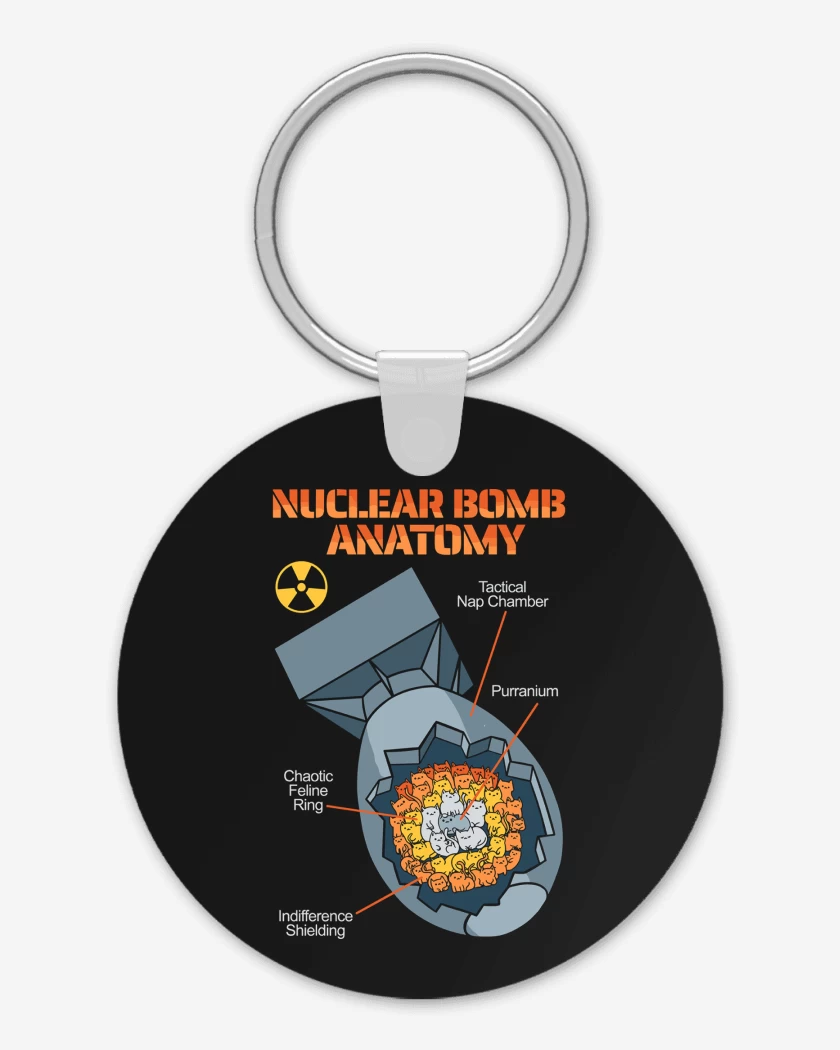 Llavero Bomba Atomica de Gatitos
