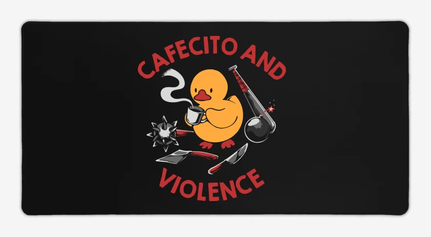 Mouse pad Gamer Cafecito Patito