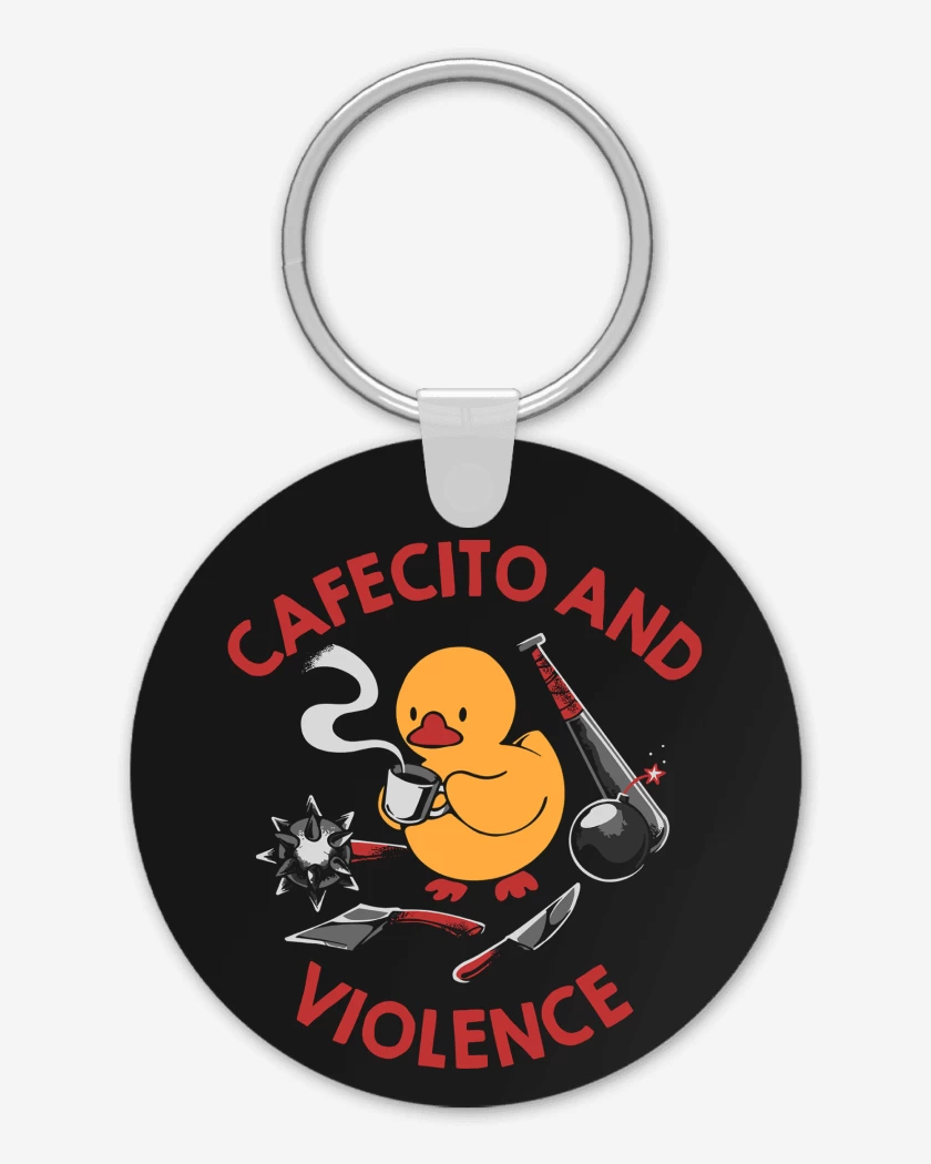 Llavero Cafecito Patito