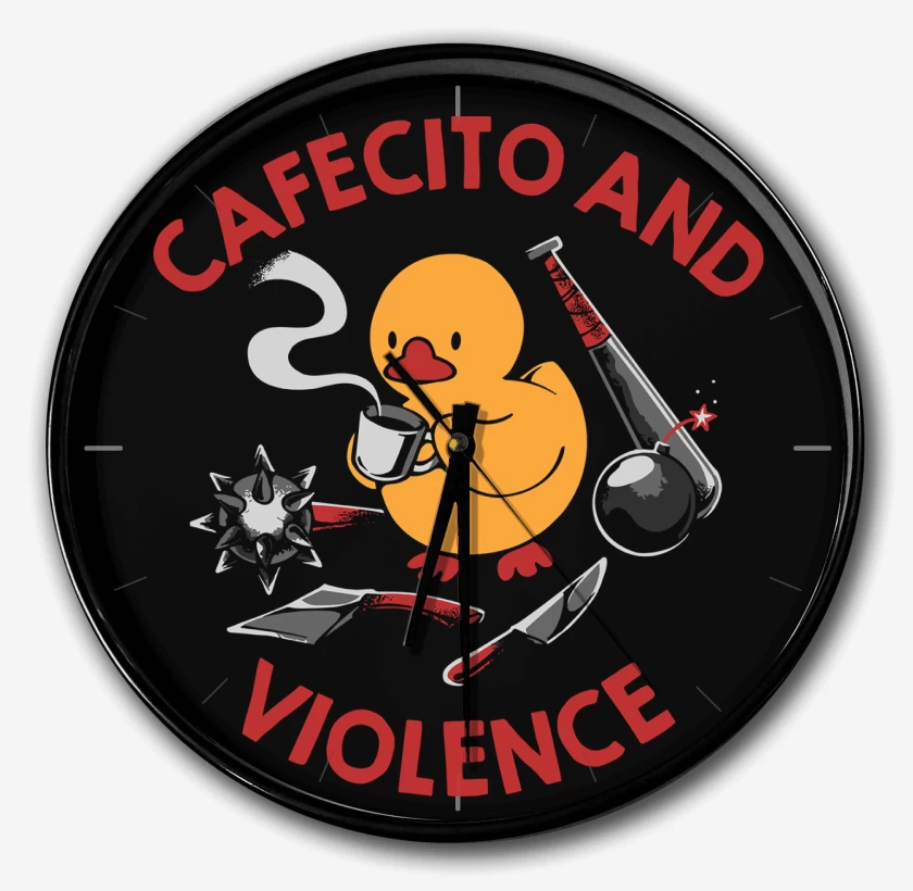 Reloj Cafecito Patito