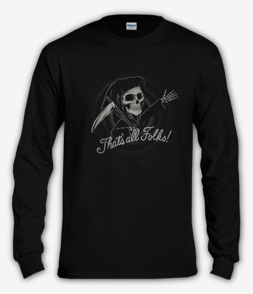 Polera manga larga Negro de Muerte