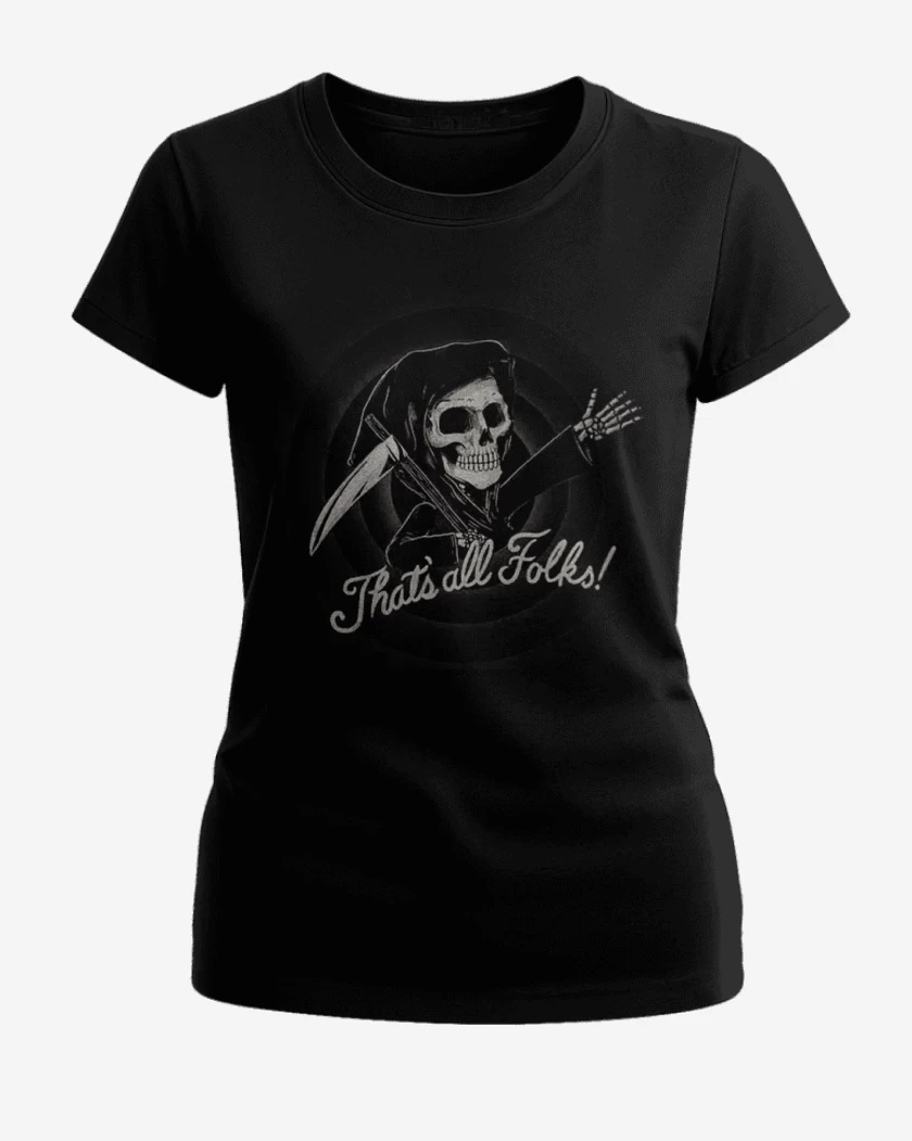 Polera de Mujer Negro de Muerte