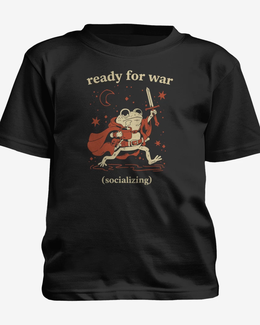 Polera de niño Preparado para la Guerra