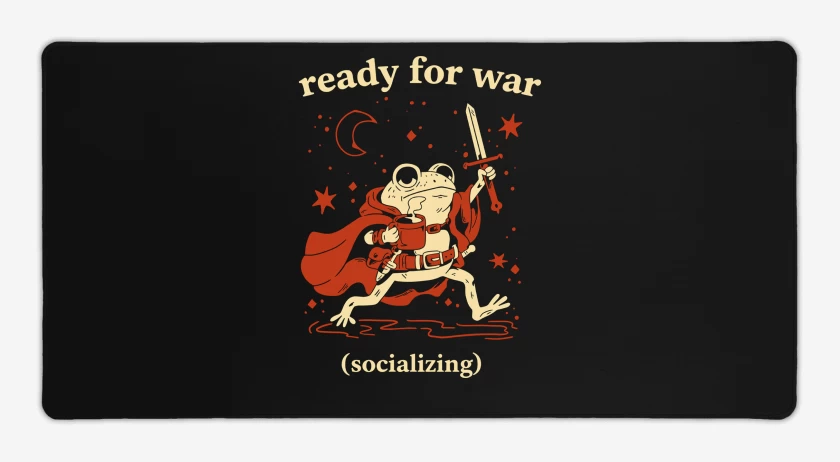 Mouse pad Gamer Preparado para la Guerra