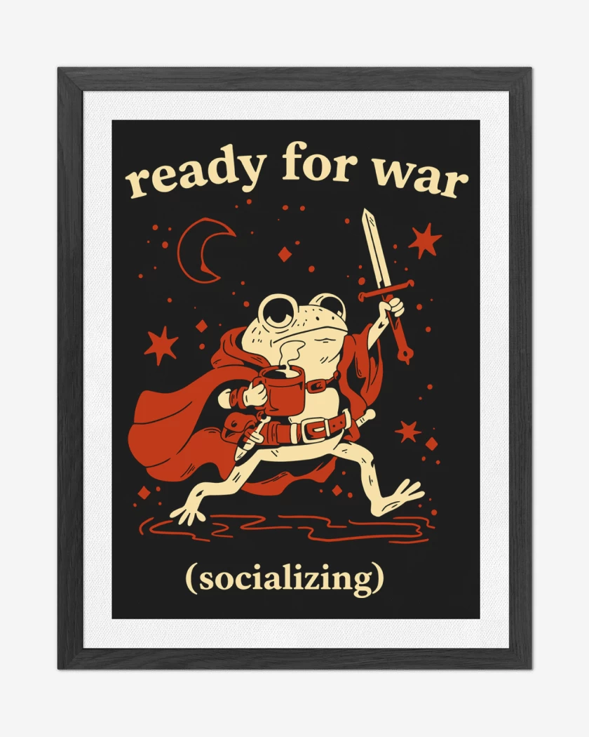 Cuadro decorativo Preparado para la Guerra