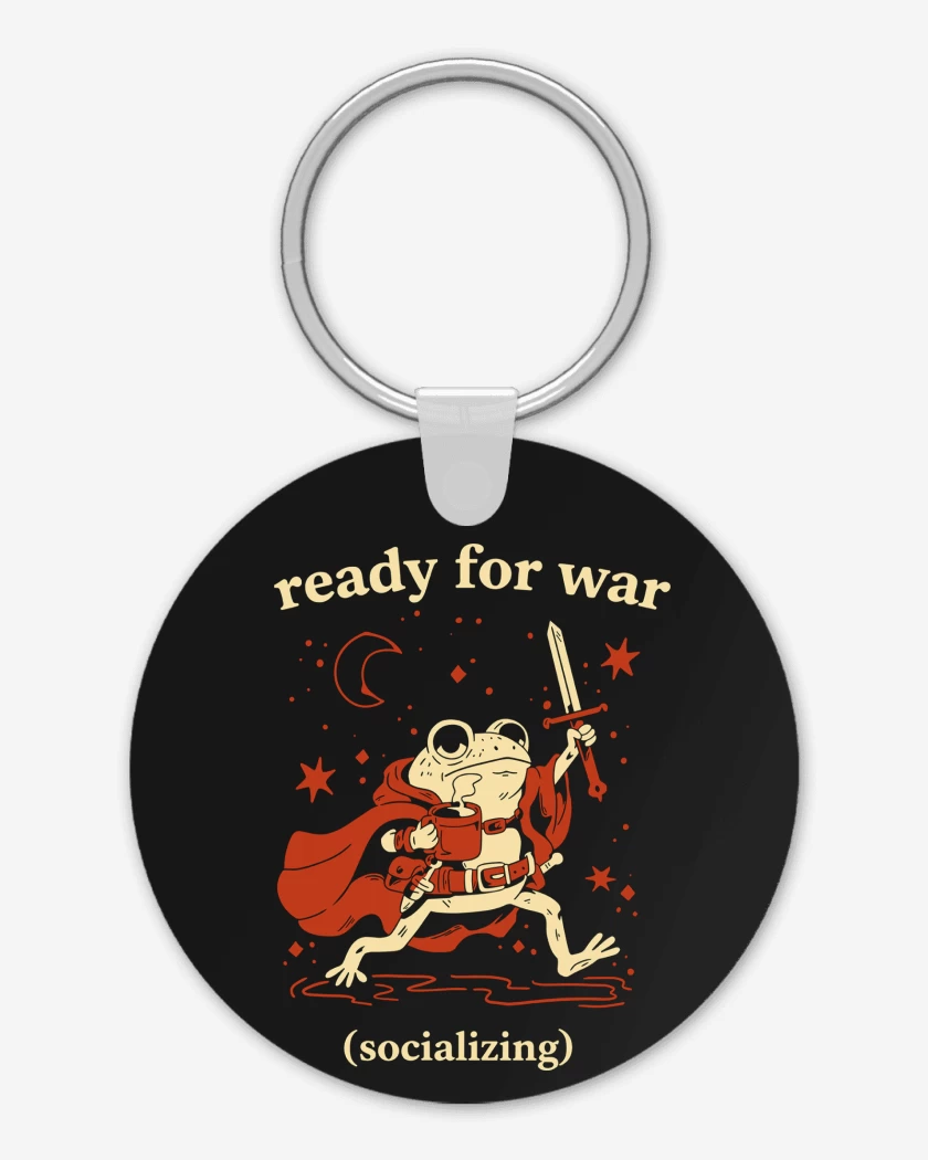 Llavero Preparado para la Guerra