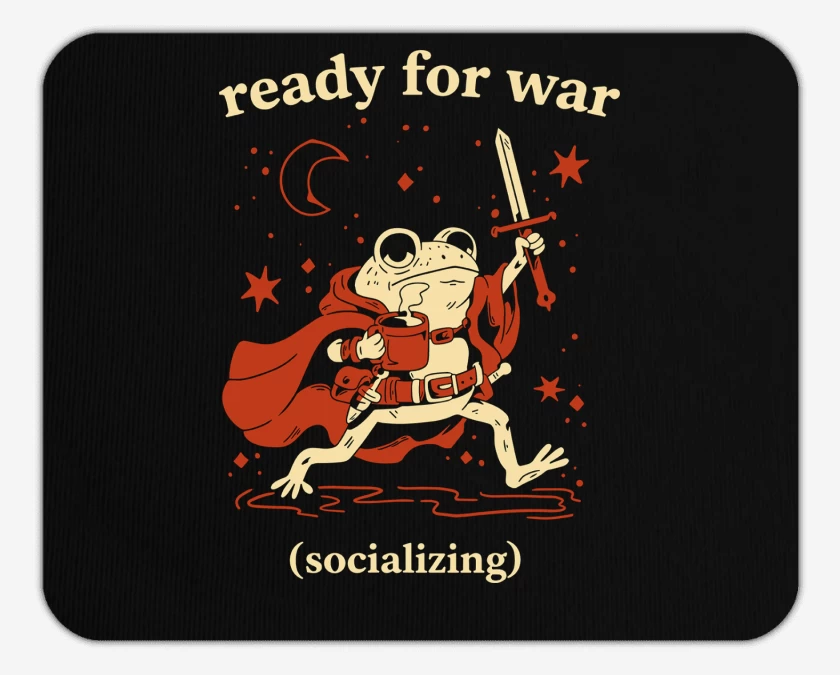 Mousepad Preparado para la Guerra