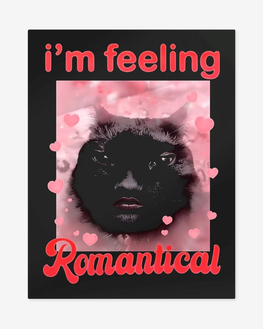 Print metalico Negro de Feeling Romantic