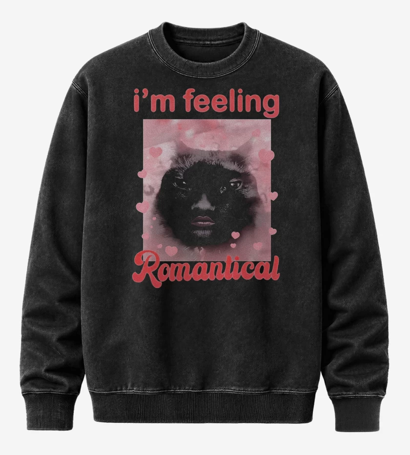 Poleron Polo Acid Wash Negro de Feeling Romantic