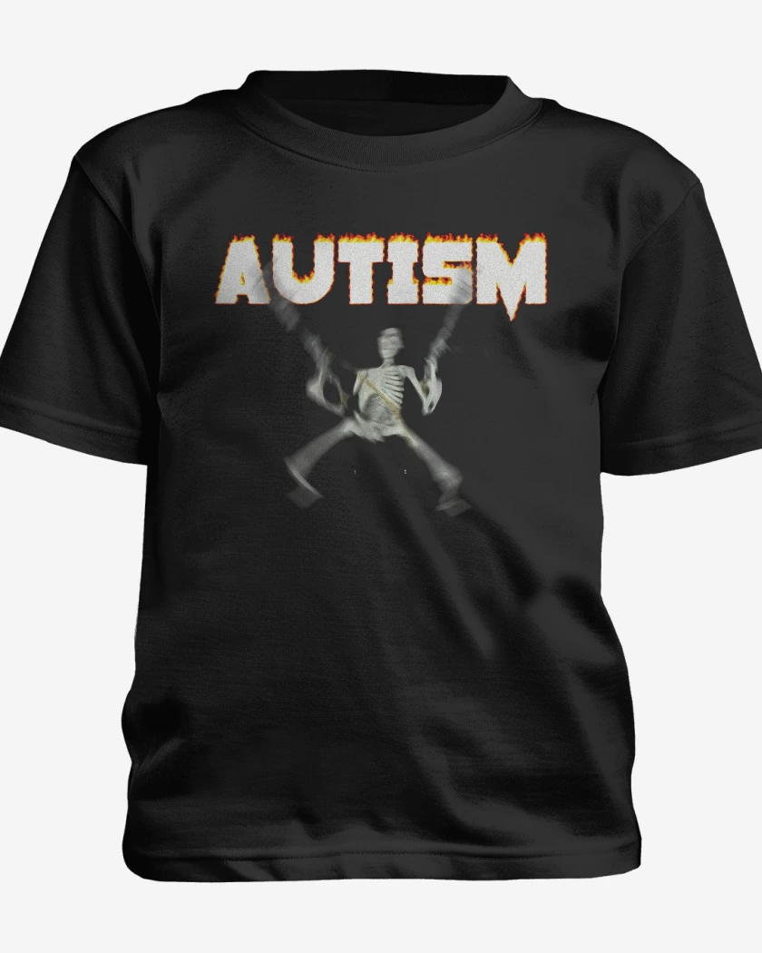 Polera de niño Negro de Autismo 1