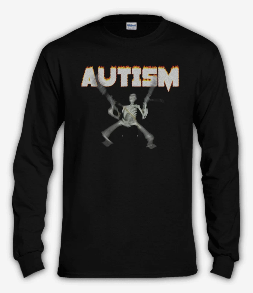 Polera manga larga Negro de Autismo 1