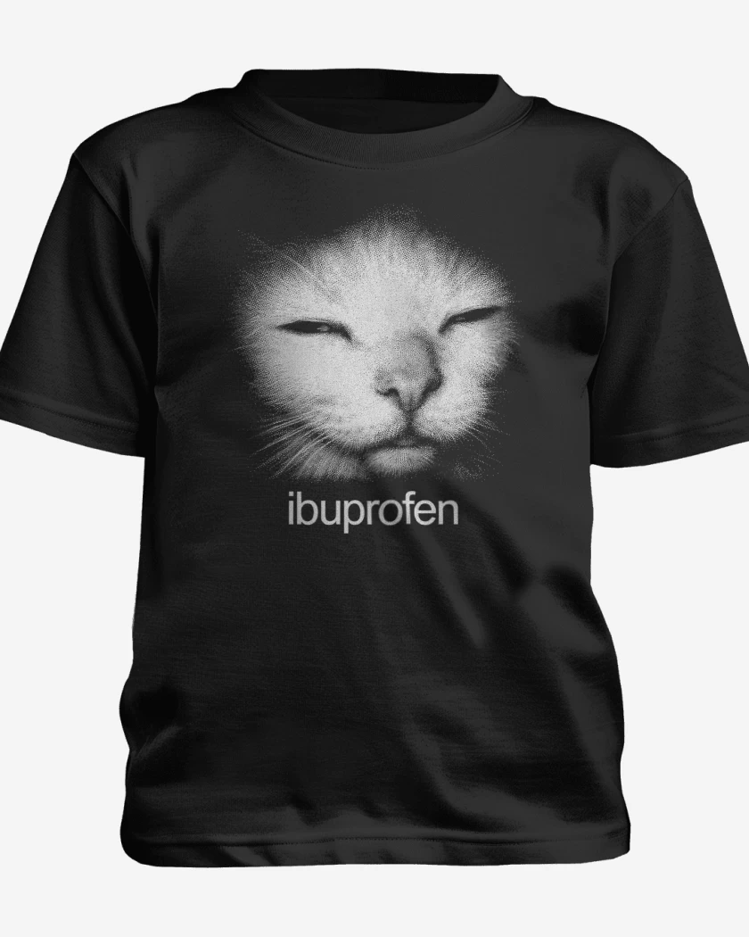 Polera de niño Negro de IBUPROFENO